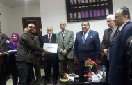 زياره الدكتور ماجد نجم رئيس جامعة حلوان بزيارة الكلية